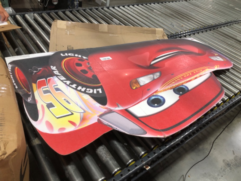 Photo 2 of  Advanced Graphics Lightning McQueen Life Size Cardboard Cutout Standup - Disney Pixar's Cars 3 (2017 Film) 