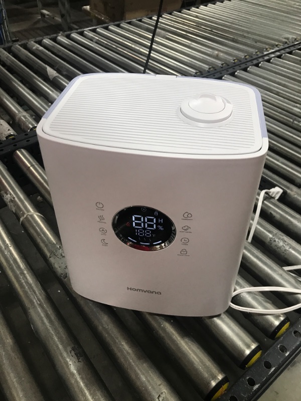 Photo 2 of Homvana Humidifiers for Bedroom Large Room Home, 6.5L Warm and Cool Mist Ultrasonic Humidifier for Baby Kids Plants, 212°F Distilled Sterilization, Essential Oil Diffuser, Auto Mode, Remote Control