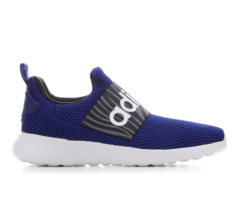 Photo 1 of Boys' Adidas Little Kid & Big Kid Lite Racer Adapt 4.0 Sustainable Sneakers in Blue/White/Black Size 12 - Little Kid Medium
