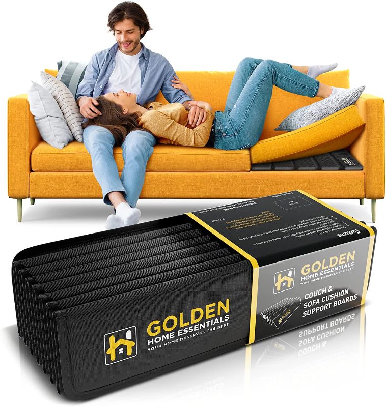 Photo 1 of  Golden Home Essentials 22in x 68in Extra Strong Couch Support for Sagging Cushions - Sofa Cushion Support Board - 0.4in Thick Saggy Couch Cushion Support for Sagging Seat - Sagging Couch Support Board 