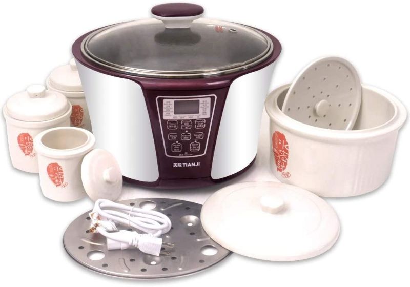 Photo 1 of  TIANJI Smart 4 Ceramic Pot Electric Stew Pot DGD33-32EG 4-in-1 3.2L+2x0.65L+0.45L 