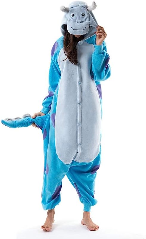 Photo 1 of Beauty Shine Unisex Adult Cartoon Costume Halloween Christmas Onesies Plush Cosplay Pajamas Small