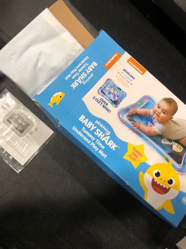 Photo 1 of Baby Shark Tummy Time Water Filled Play Mat – Infant Toys to Help Learn How to Crawl – Baby Shark Official