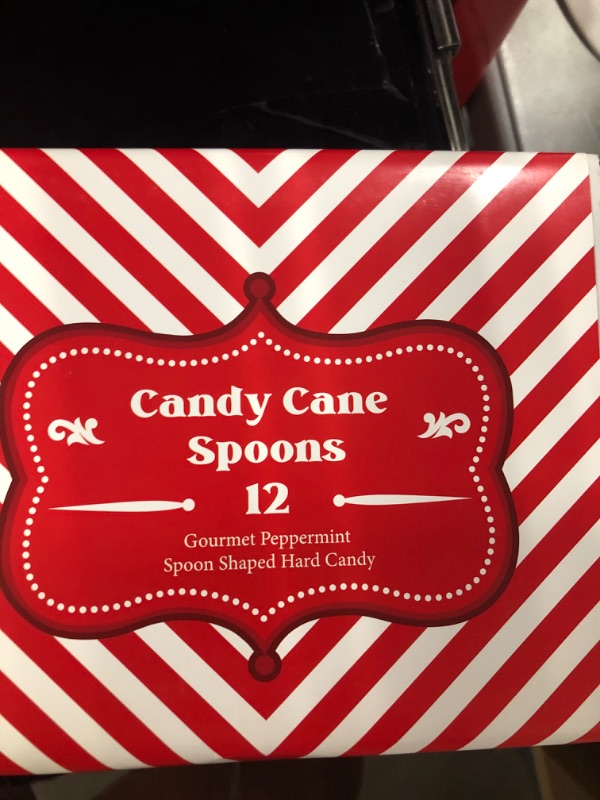 Photo 2 of 12 Edible Candy Cane Spoons Peppermint- Stocking Stuffers Party Favors For Hot Chocolate Coffee Cocoa