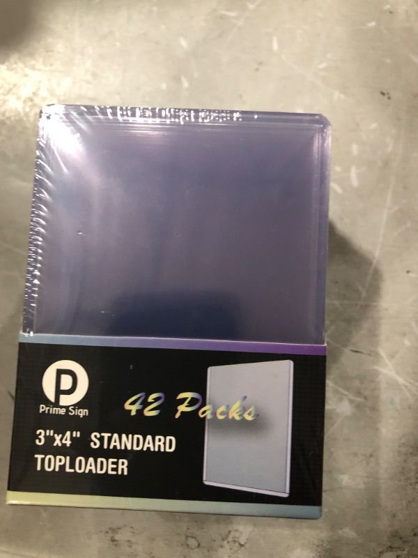 Photo 2 of Card Sleeves Toploaders for Trading Card-42pack 3"x 4" Clear Sleeves Sportcards Photocard for Collecting Supplies Trading Card,MTG