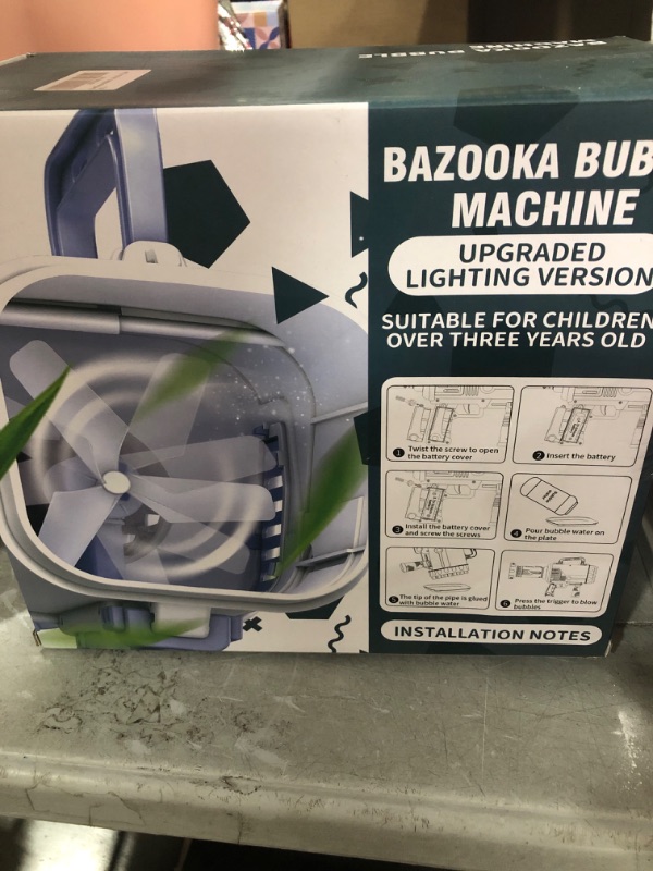 Photo 1 of BAZOOKA BUBBLE MACHINE 