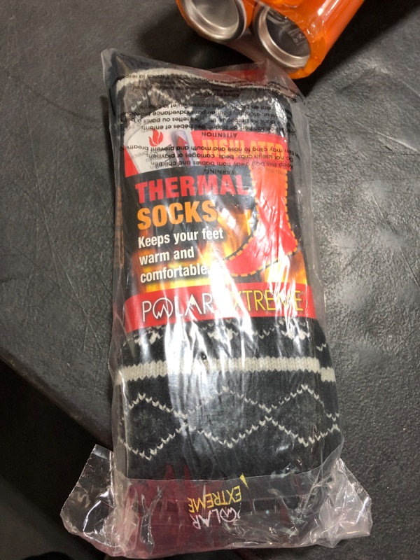 Photo 1 of BLACK THERMAL SOCKS SIZE 10-13 MENS 