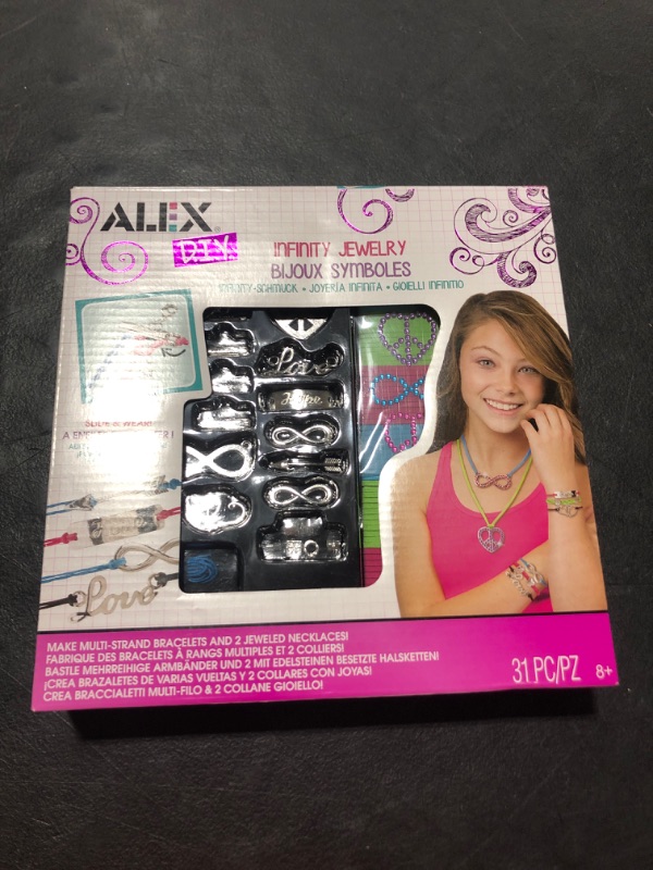 Photo 2 of Alex DIY Wear Infinity Jewelry Kids Art and Craft Activity