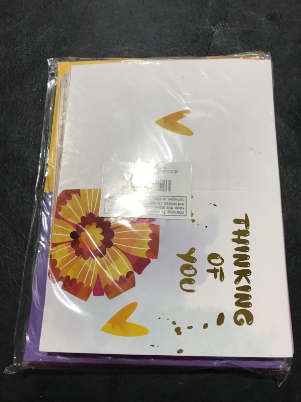 Photo 1 of WorldBazaar Christmas All Occasion Greeting Cards Assortment 40 PCS Gold Foil Christmas Cards with Envelopes Birthday Thanksgiving Christmas Cards for All Occasion Holiday Party Supplies