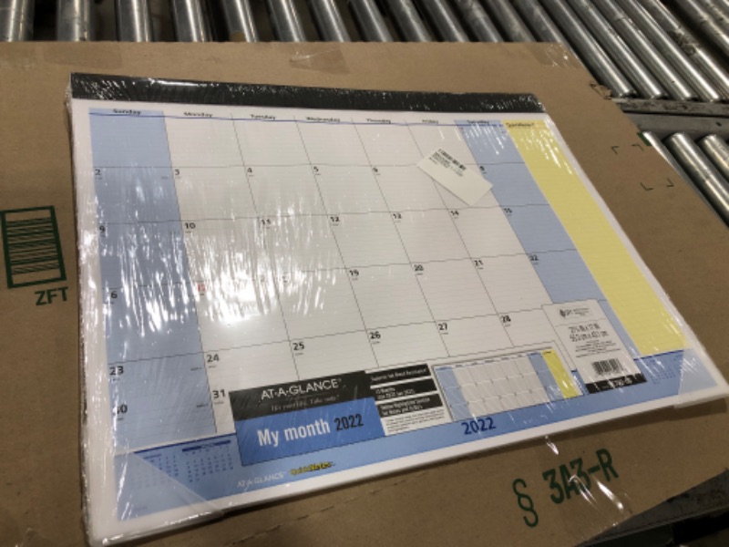 Photo 1 of 2022 Desk Calendar by AT-A-GLANCE, Monthly Desk Pad, 22" x 17", Standard, QuickNotes (SK70000) Standard 2022 Old Edition