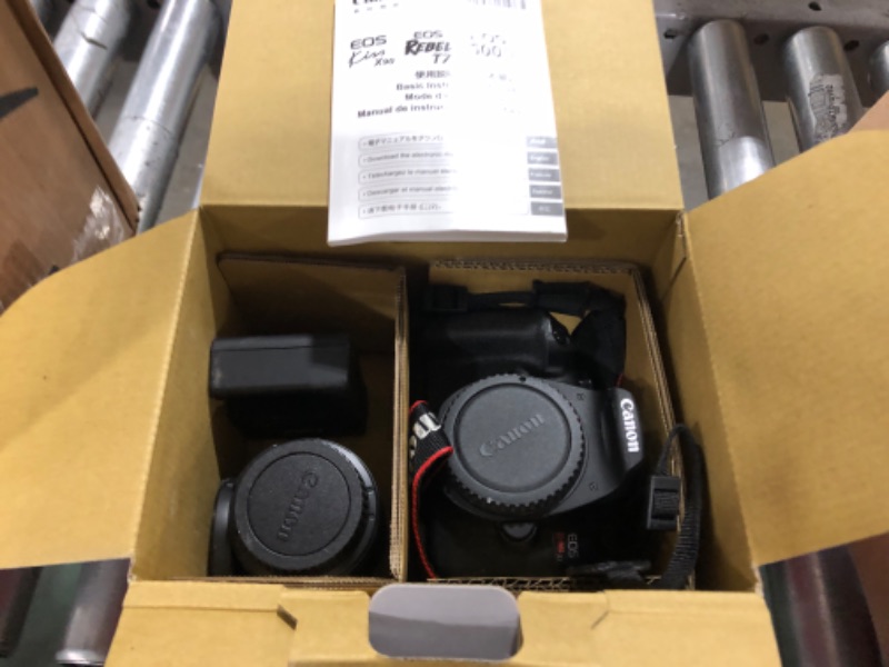 Photo 2 of Canon EOS Rebel T7 DSLR Camera|2 Lens Kit with EF18-55mm + EF 75-300mm Lens, Black