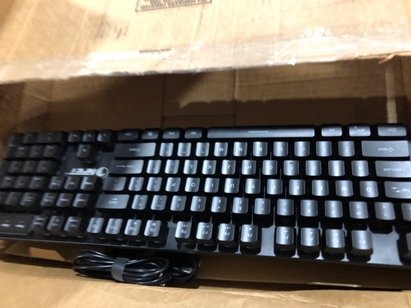 Photo 1 of Black Wired Keyboard Mouse Combo 