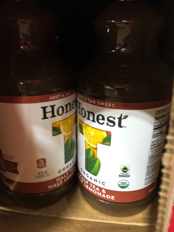 Photo 2 of Honest Tea Half Tea and Half Lemonade, 59 Fl Oz (Pack of 8)
BEST BY: 08/07/2023