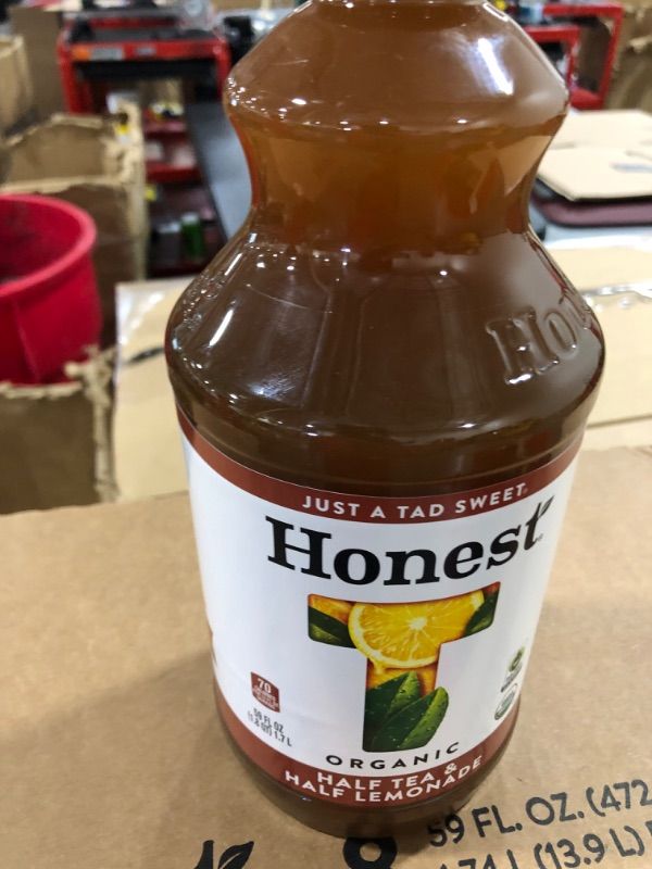 Photo 3 of Honest Tea Half Tea and Half Lemonade, 59 Fl Oz (Pack of 8)
BEST BY: 08/07/2023