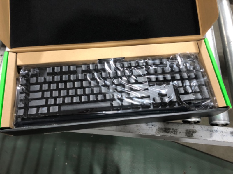 Photo 2 of Razer BlackWidow V4 Pro Wired Mechanical Gaming Keyboard: Yellow Mechanical Switches - Linear & Silent - Doubleshot ABS Keycaps - Command Dial - Programmable Macros - Chroma RGB - Magnetic Wrist Rest