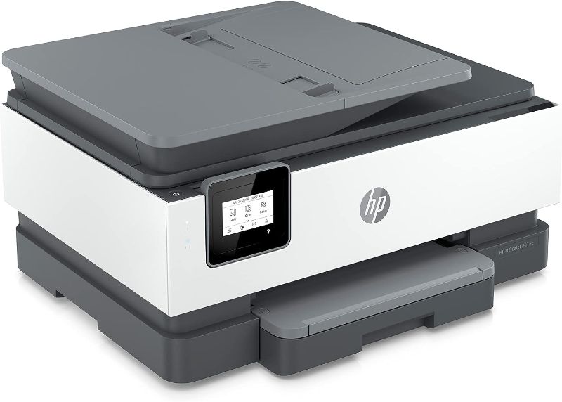 Photo 1 of HP OfficeJet 8015e Wireless Color All-in-One Printer  with HP+(228F5A), White