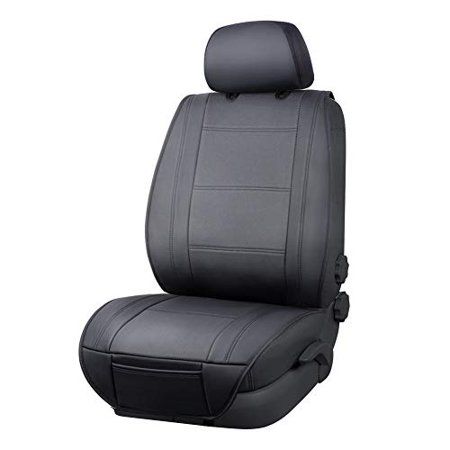 Photo 1 of 
Basics Deluxe Sideless Universal Fit Leatherette Seat Cover with Back Organizer, Black
