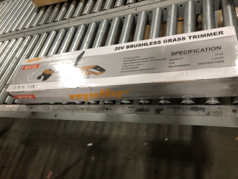 Photo 3 of Cordless String Trimmer & Edger for Dewalt 20V Max Battery, Mellif Electric Weed Eater Brushless Weed Wacker w/ 10.2’’ Blade & Auto Line Feed & Safety Lock & Telescopic Shaft (Battery NOT Included)