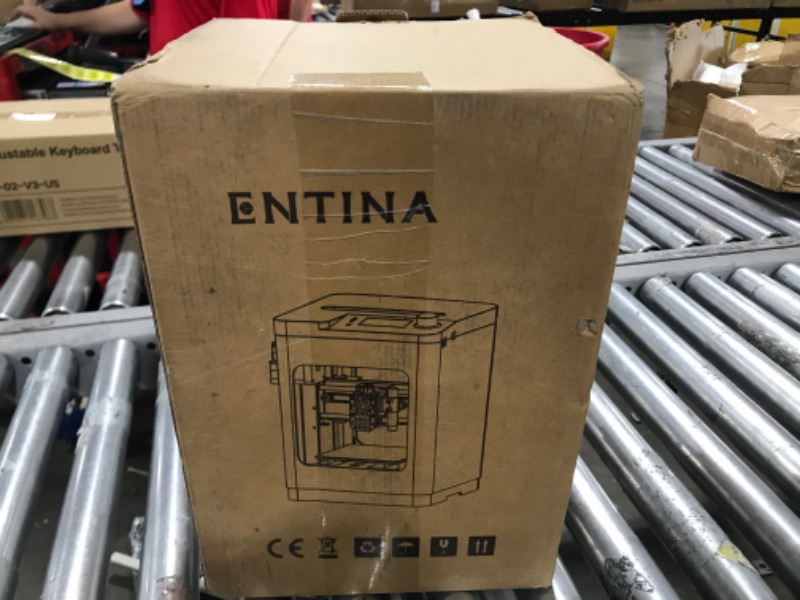 Photo 3 of Entina Tina2S 3D Printers with Wi-Fi Cloud Printing, Fully Assembled and Auto Leveling Mini 3D Printer for Beginners, High Precision Printer with Smart Control and Heated Spring Steel Build Plate Wi-Fi/MicroSD Card/USB