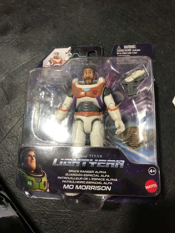 Photo 2 of Disney Pixar Lightyear Space Ranger Alpha Mo Morrison Authentic Action Figure 5 Inch Scale witth 14 Posable Joints, Movie Collectible 4 Years & Up