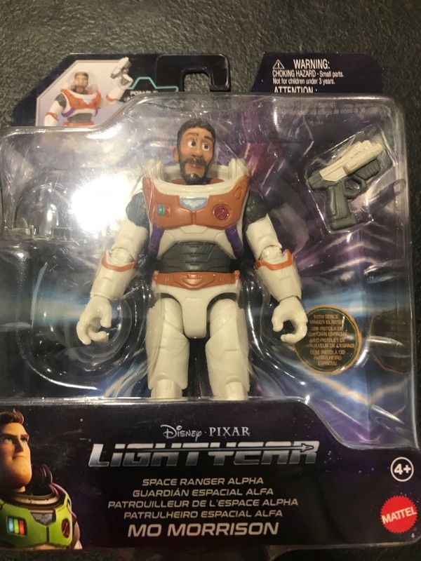 Photo 2 of Disney Pixar Lightyear Space Ranger Alpha Mo Morrison Authentic Action Figure 5 Inch Scale witth 14 Posable Joints, Movie Collectible 4 Years & Up