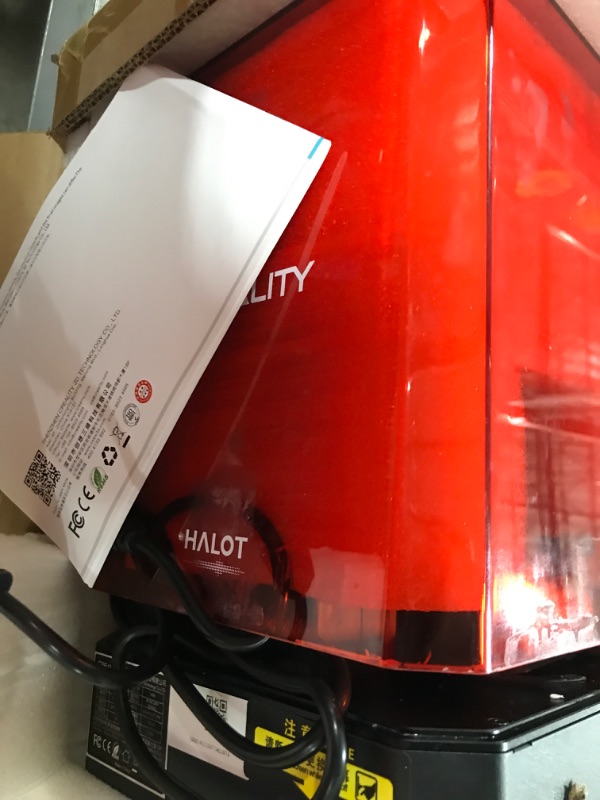 Photo 1 of Creality Halot-One Resin 3D Printer, 6" Monochrome LCD Screen UV Resin Printers with High-Precision Integral Light Source Fast Printing WiFi Control Dual Cooling & Filtering System Easy Slicing Halot One