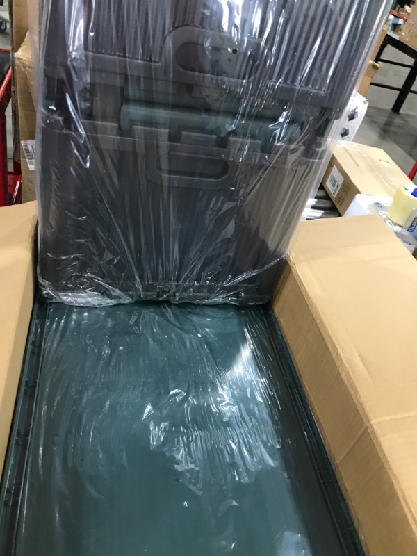 Photo 1 of Luseba Closet Organizers and Storage - Collapsible Storage Bins, 19 Gal Plastic Storage Bins with Lids for Closet Organizer, Folding Storage Boxes Set 3 Pack, Stackable Storage Bins for Clothes Organizers 3 Pack - 19 Gal Green