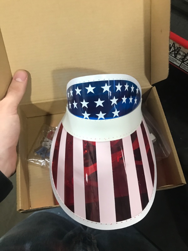 Photo 1 of American Flag Sunvisor 