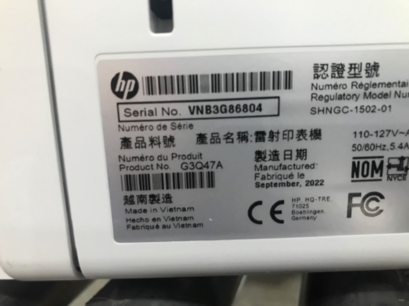 Photo 3 of HP LaserJet Pro M203dw Wireless Monochrome Printer with built-in Ethernet & 2-sided printing, works with Alexa (G3Q47A)