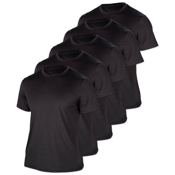 Photo 1 of Black LH Active Tee Set - Men (5pk) Small