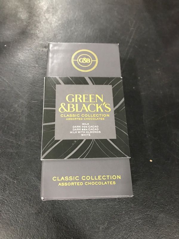 Photo 2 of Green & Black’s Organic Chocolate Gift Set (85% Dark Chocolate, 70% Dark Chocolate, Milk Chocolate, Milk Chocolate with Almonds, and White Chocolate), 6 - 3.17 oz Bars