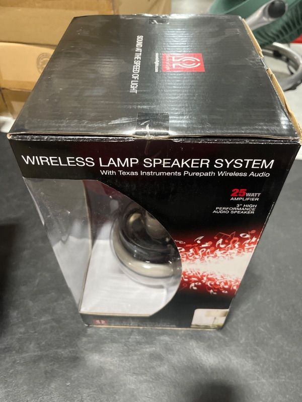 Photo 3 of SCE SOL 1100-SYS Wireless Lamp Speaker by The Sound of Light -SEALED - 
