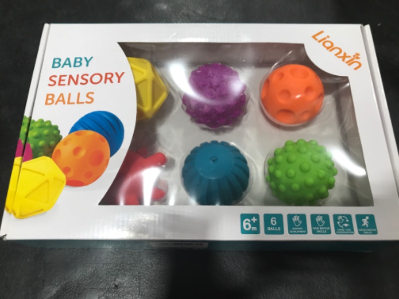Photo 1 of 6 Pack Baby Sensory Balls