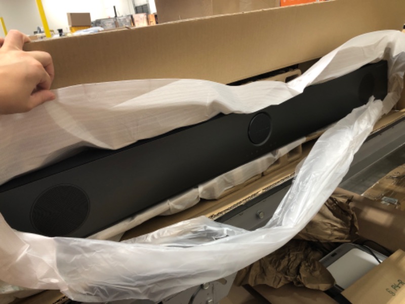 Photo 1 of LG S90QY 5.1.3ch Sound bar with Center Up-Firing, Dolby Atmos DTS:X, Works with Airplay2, Spotify HiFi, Alexa with Wireless Audio Transmitter for TV to Soundbar Wireless Connection S90QY Soundbar w/Wireless Audio Transmitter