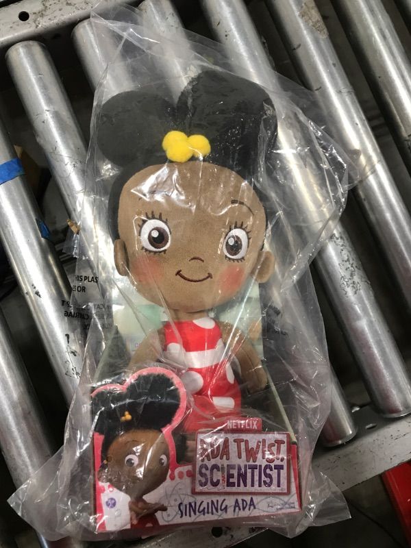 Photo 1 of Ada Twist, Scientist Singing Ada 18 Inch Interactive Plush, Talks, Lights Up and Sings The Scientific Method Song, Kids Toys for Ages 3 Up