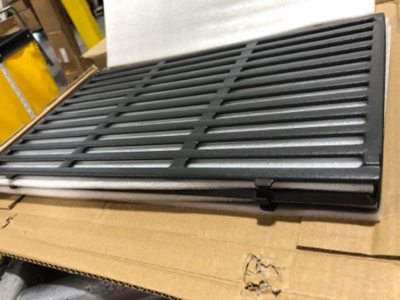 Photo 1 of Uniflasy 66089 Cooking Grate for Weber Genesis II Genesis II LX 400 Series(2017) Genesis ll LX E-440/S-440, S-410/E-410, 435 Gas Grills Cast Iron Grill Grates Replacement Parts for Weber Set of 3