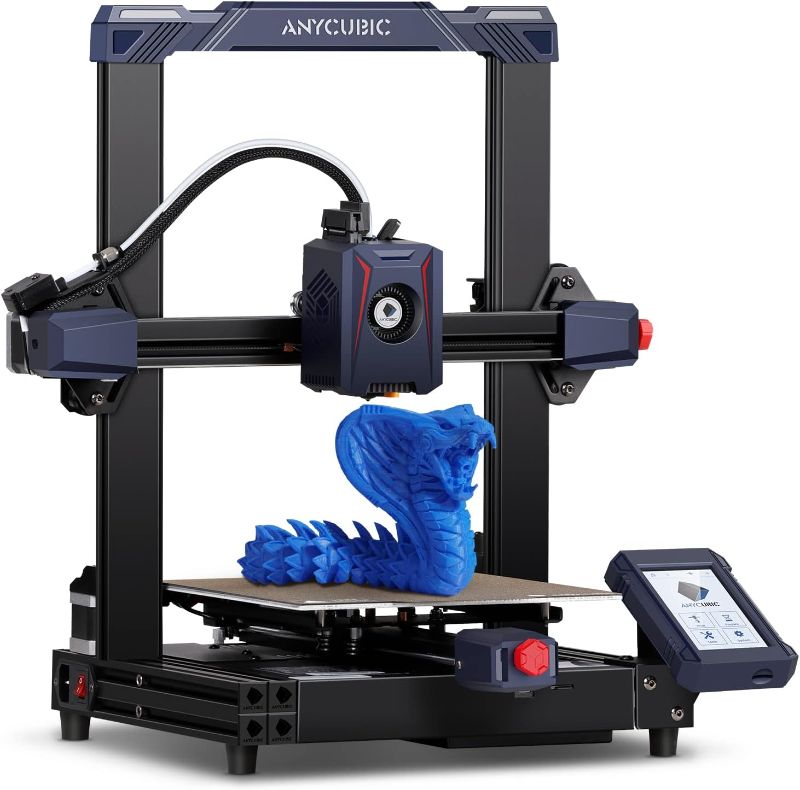 Photo 1 of ANYCUBIC Kobra 2 3D Printer, 6X Faster Speed Firmware Upgrades Auto Leveling Pre-Installed with Upgraded Extrusion System Efficient and Precise Delivery 8.7"x8.7"x9.84"
