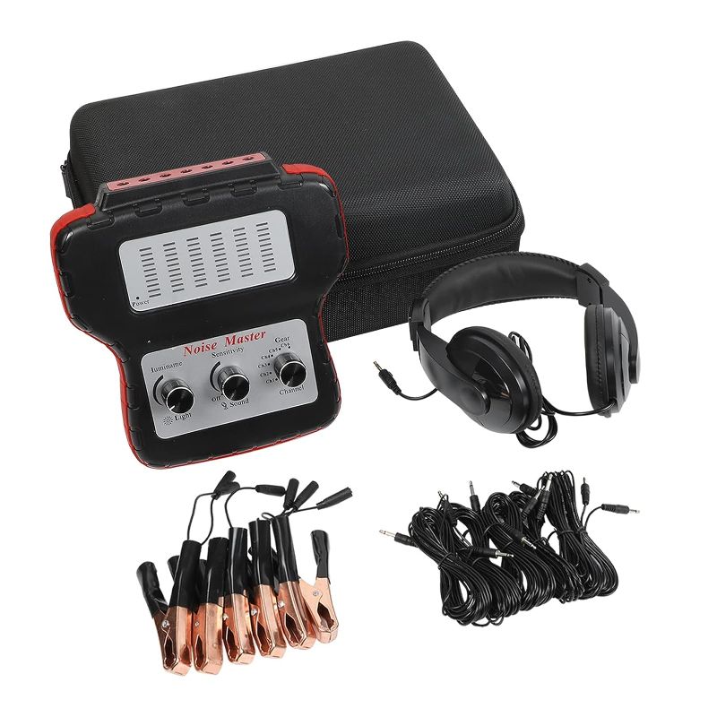 Photo 1 of Chassis System Ears Electronic Stethoscope Diagnostic Kit with Headphones, 6 Channel Car Engine Noise Finder Sound Detector Tester Tool Set
