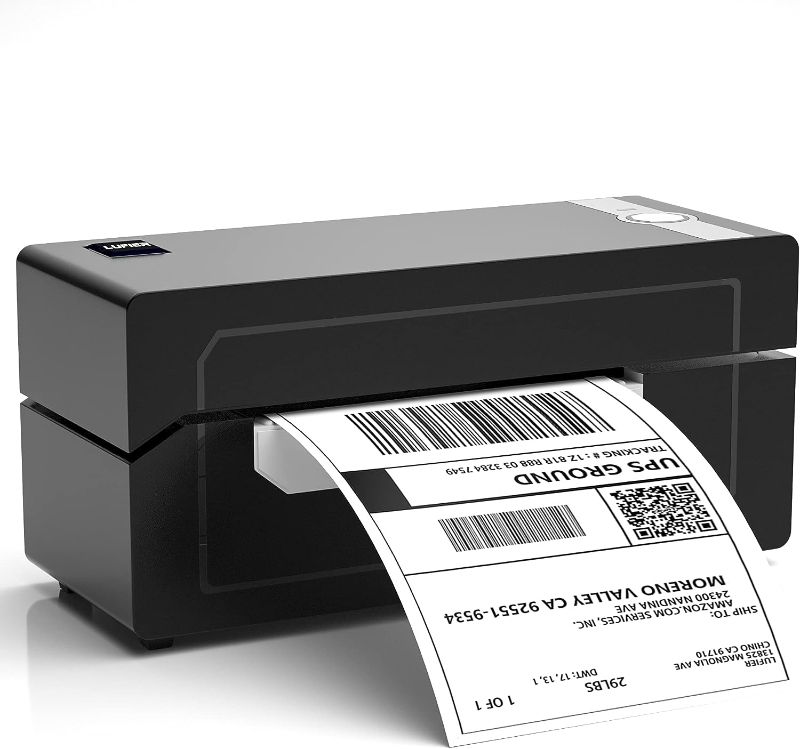 Photo 1 of LUFIER Shipping Label Printer, Commercial Grade Direct Thermal Printer for Shipping Labels 4x6 Desktop Barcode Shipping Label Printer 150mm/s
