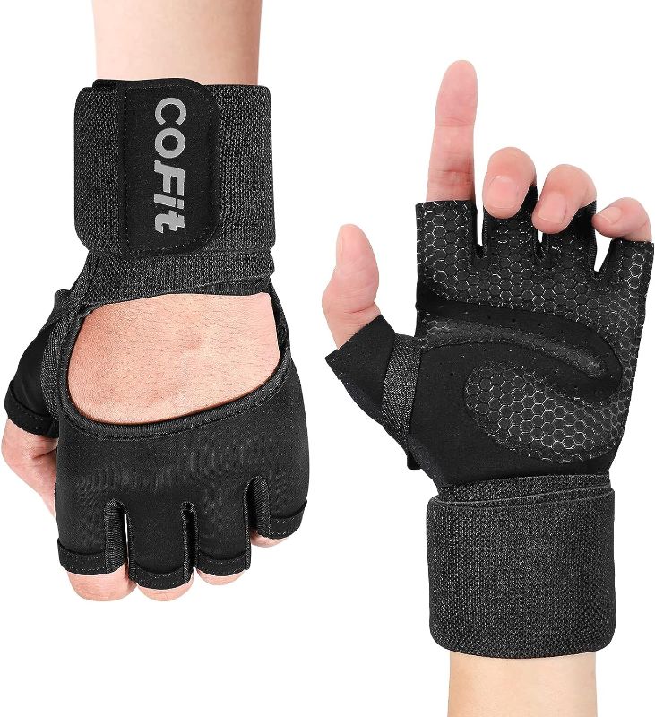 Photo 1 of COFIT Breathable Workout Gloves, Antislip Weight Lifting Gym Gloves for Men Women, Superior Grip & Palm Protection for Weightlifting, Fitness, Exercise, Training
