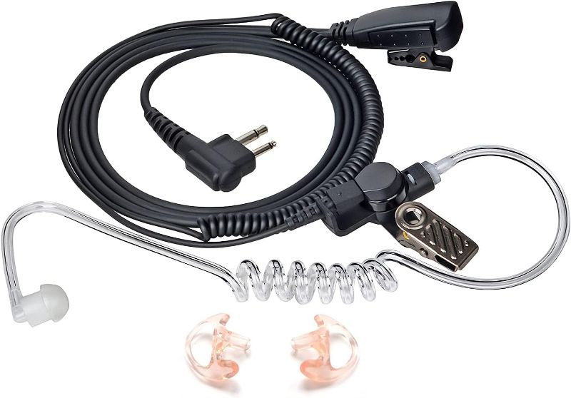 Photo 1 of  Surveillance 1 Wire Headset Acoustic Tube Earpiece