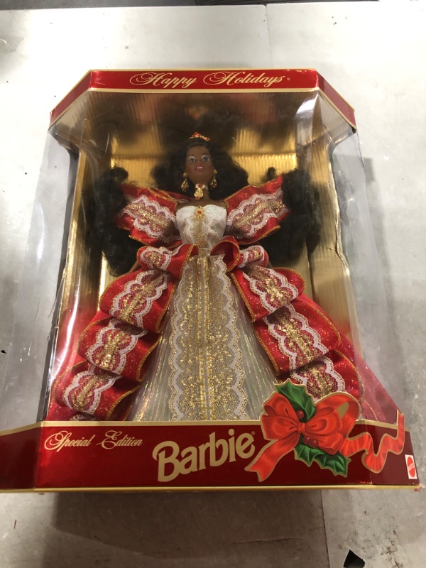 Photo 2 of Barbie Happy Holidays 1997 Special Edition, African-American 10th Anniversary