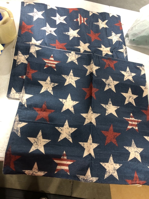 Photo 1 of 2 PILLOW CASES AMURICA NO INSERTS 18 X 18 INCHES