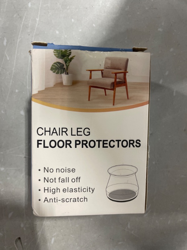 Photo 1 of 24 PCS CHAIR LEG FLOOR PROTECTORS 