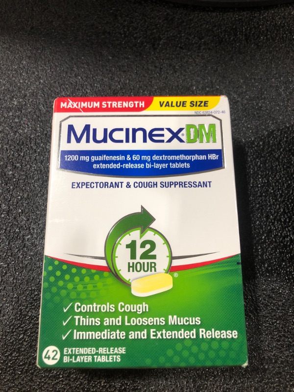Photo 1 of 12 Hour Maximum Strength Expectorant & Cough Suppressant