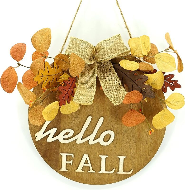 Photo 1 of 
AMF0RESJ 12 Inch Fall Welcome Sign 