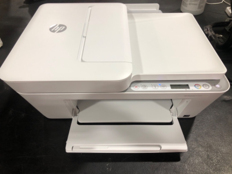 Photo 1 of HP DeskJet 4155e Wireless Color All-in-One Printer & 67XL Tri-Color High-Yield Ink Cartridge | 3YM58AN & 67XL Black High-Yield Ink Cartridge | 3YM57AN Printer