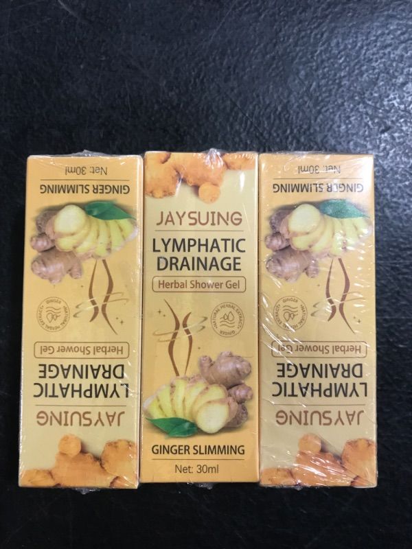 Photo 2 of 3 Packs -Ginger Slimming Losing Weight Cellulite Remover Lymphatic Herbal Body Drainage Care Beauty Gel Shower Health Firm