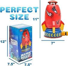 Photo 1 of Rotating Rocket Sprinkler: Exciting Summer Water Fun for Kids
