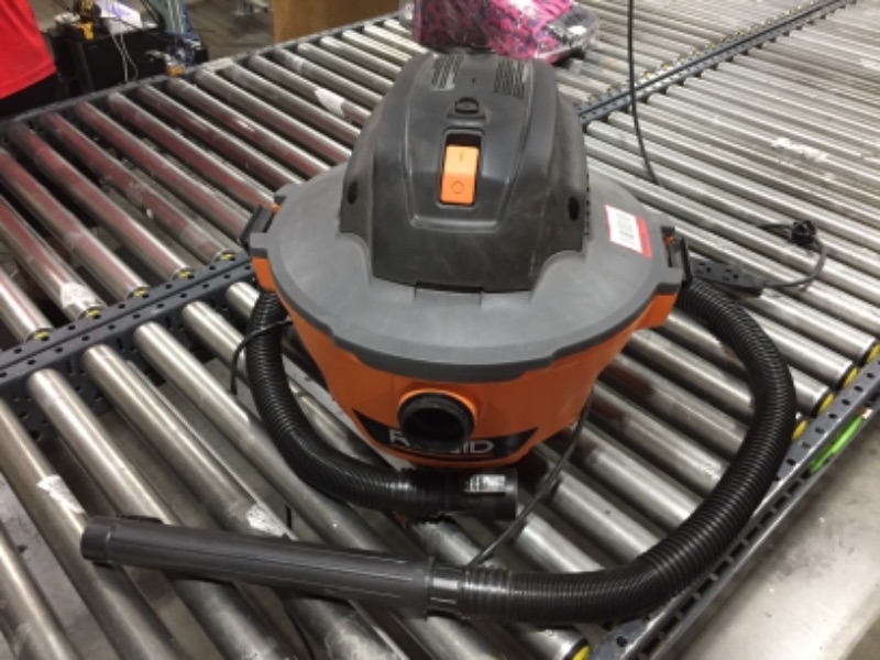 Photo 2 of 6 Gallon 3.5 Peak HP NXT Wet/Dry Shop Vacuum with Filter, Locking Hose and Accessories
